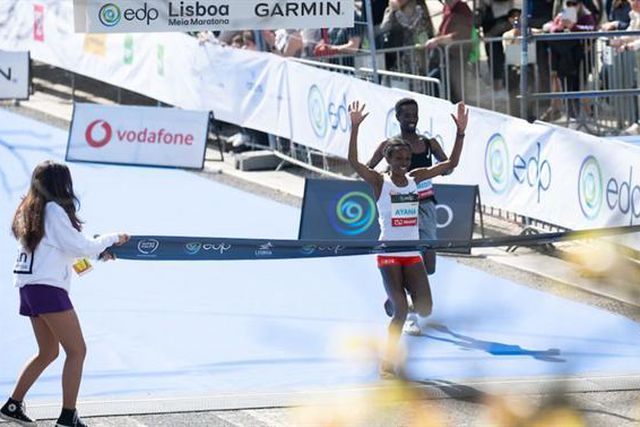 Dupla etíope vence meia maratona de Lisboa