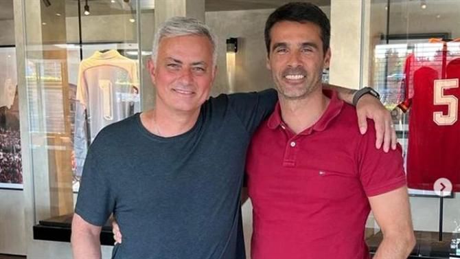 Veríssimo visitou Mourinho em Roma