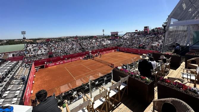 Trio das águias foi descomprimir ao Estoril Open