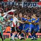 Batalha campal a fechar o River Plate-Boca Juniors (vídeos e fotos)