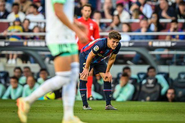 Gavi lesiona-se ante o Osasuna