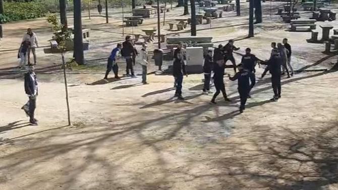 Cenas de pancadaria em Barcelos terminam com 17 detenções (vídeo)