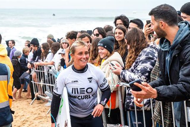 Meo Rip Curl Pro Portugal: Yolanda Hopkins termina em 5.º e aponta ao CT e Olímpicos