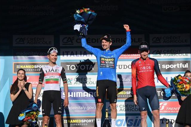 Tirreno-Adriático: João Almeida feliz por terminar em segundo