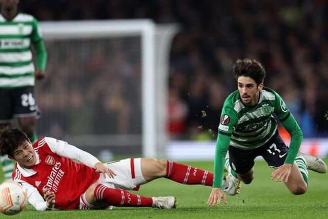 Tomiyasu fez o último jogo da época frente ao Sporting