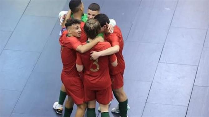 Sub-19 goleiam Eslováquia em Fafe