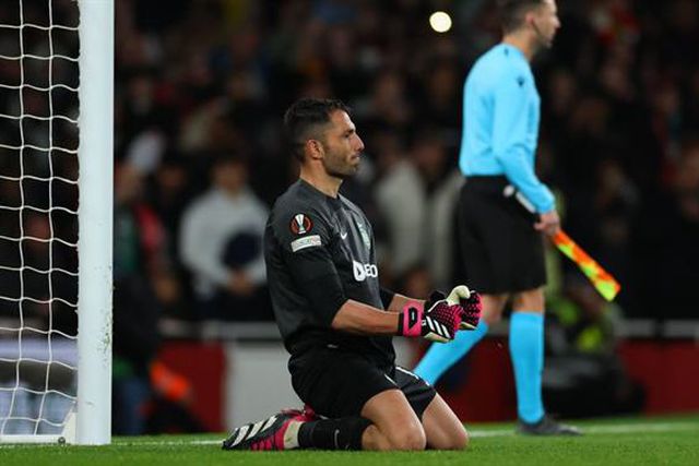 Adán eleito jogador da semana na Liga Europa