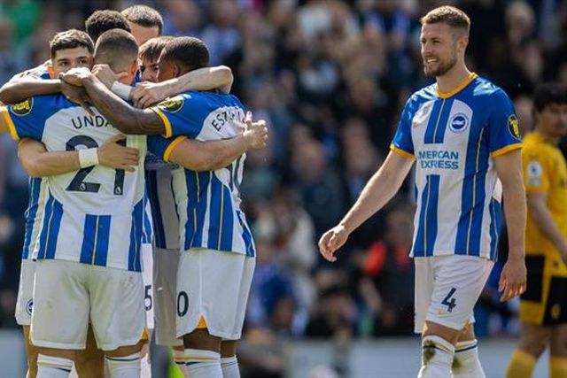 Brighton atropela armada lusa do Wolverhampton (veja os seis golos)