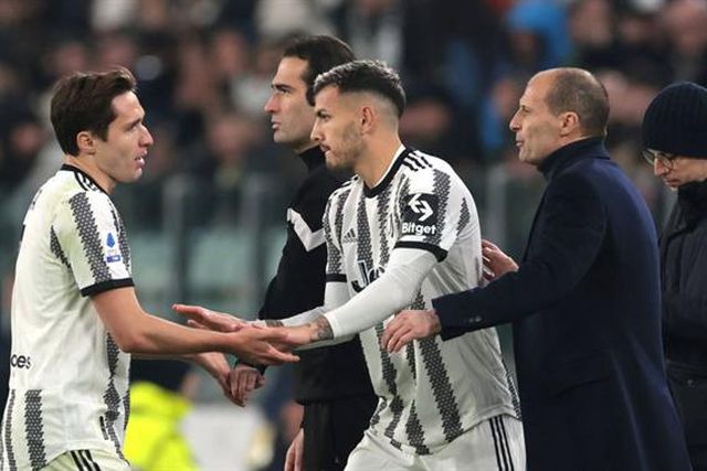 Allegri assume discussão com Paredes: «Fiquei contente com a reação dele»