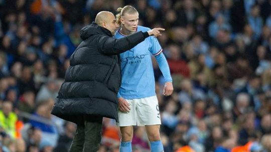 Guardiola irónico: «Tirei o Haaland para não bater o recorde do Messi na Taça de Inglaterra…»