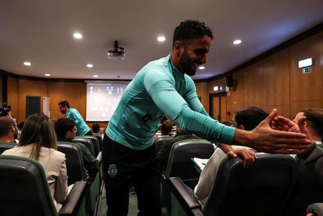 Rúben Amorim em ação de formação