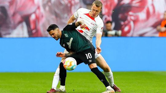 Sem André Silva: reviravolta do RB Leipzig frente ao Bremen ao cair do pano