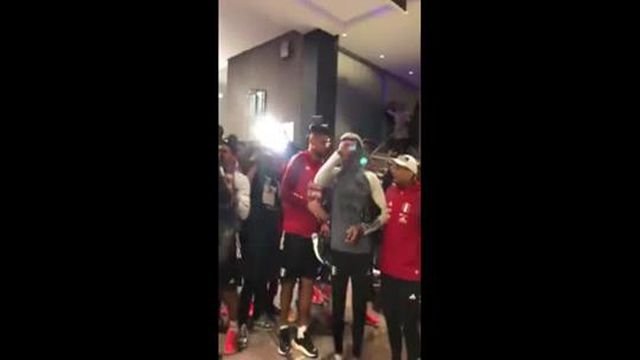 Jogadores do Peru e polícia espanhola em confrontos em Madrid