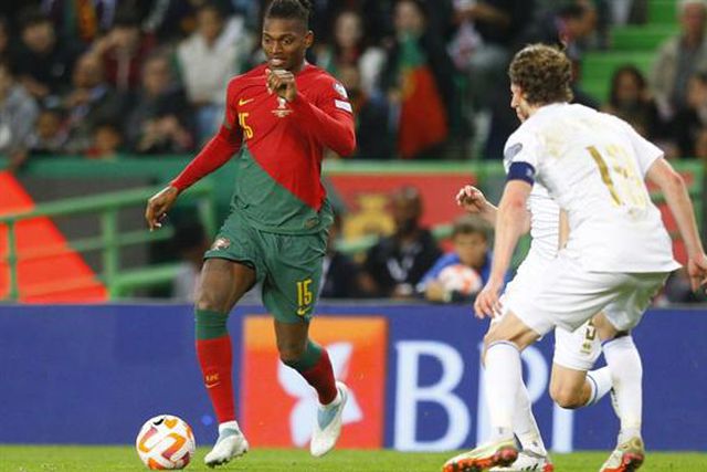 Rafael Leão: «Todos estamos contentes com o ‘míster’»