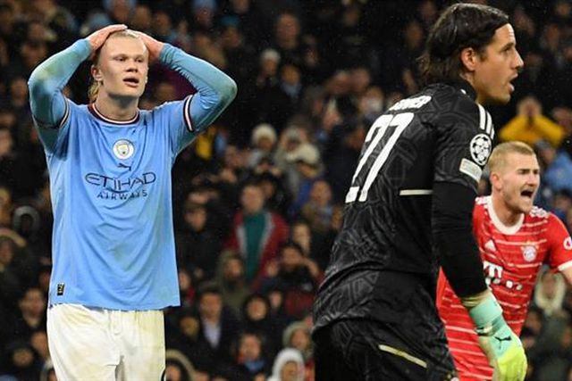 Sommer arriscou e muito frente a Haaland (vídeo)