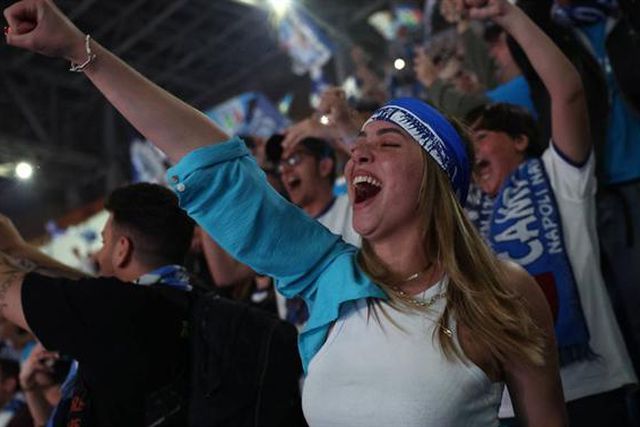 Veja a 'explosão' de alegria no Estádio Diego Maradona (vídeo)