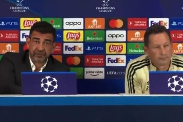 CNID faz queixa do Benfica à UEFA por recusar pergunta a Schmidt em Milão (vídeo)