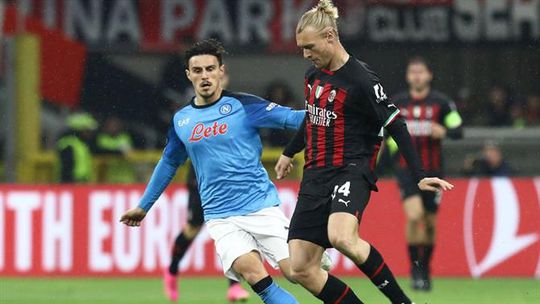 «Caráter e coragem 'à Milan' em Nápoles»