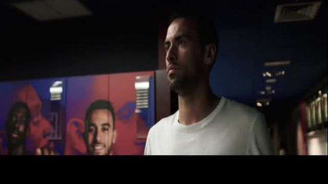 Despedida oficial de Busquets do Barcelona