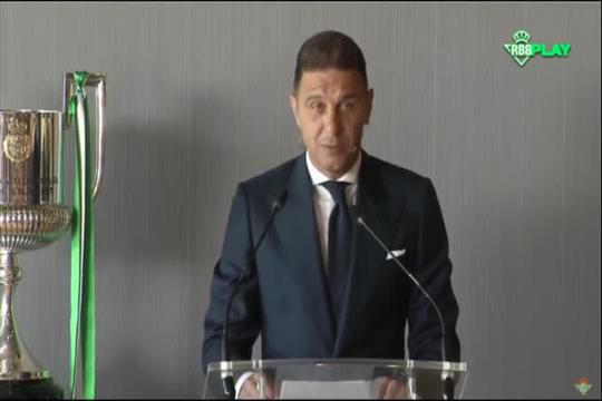 Discurso de despedida de Joaquin Sánchez, jogador do Betis