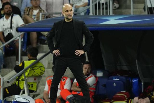 A explicação de Guardiola para não ter feito uma única substituição no Bernabéu