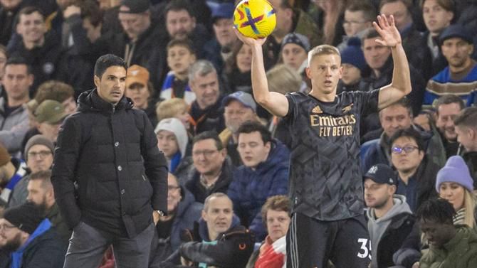 Arteta nega fim de época para Zinchenko