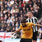 Wolverhampton, com sete portugueses em campo, perde com Newcastle (veja os golos)