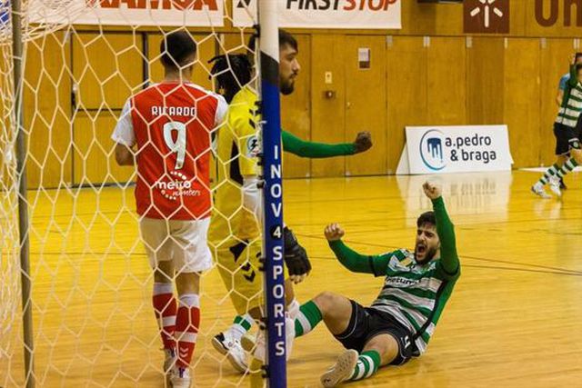 Sporting goleia SC Braga e é líder isolado 