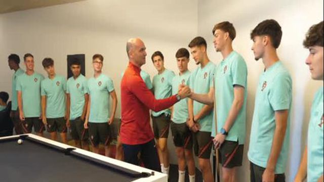 Roberto Martínez deu alento à Seleção de sub-17 que vai para o Europeu