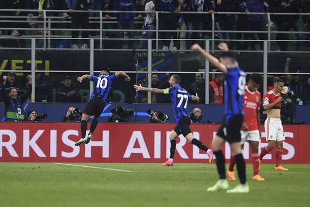 Correa aumenta vantagem do Inter para 3-1 frente ao Benfica (vídeo)