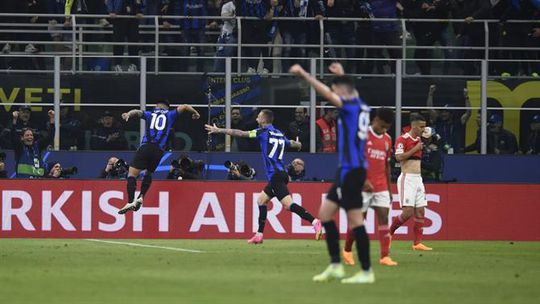 Correa aumenta vantagem do Inter para 3-1 frente ao Benfica (vídeo)