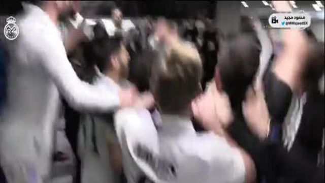 Celebrações do Real Madrid após goleada ao Barcelona
