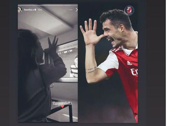 Pedro Gonçalves imitou, mas celebração de Xhaka era para a filha