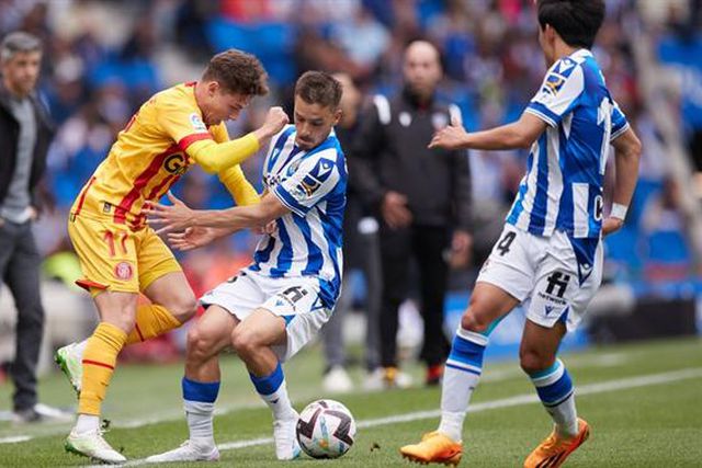 Girona salva ponto no Anoeta