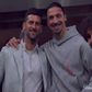 Djokovic tirou fotografias com Ibrahimovic