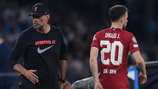 Diogo Jota recorda golo que lesionou Klopp e revela que foi senhorio de Luis Díaz