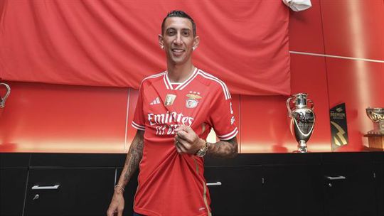 Di María: a duração do contrato e o cumprimento a Rui Costa (fotogaleria)