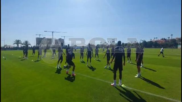 Primeiro treino do Sporting em Lagos (parte 2)