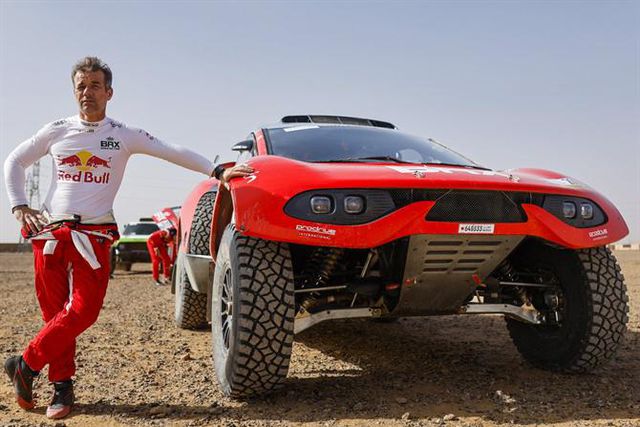 Sábastien Loeb com Dacia no Dakar de 2025