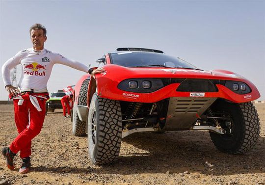 Sábastien Loeb com Dacia no Dakar de 2025