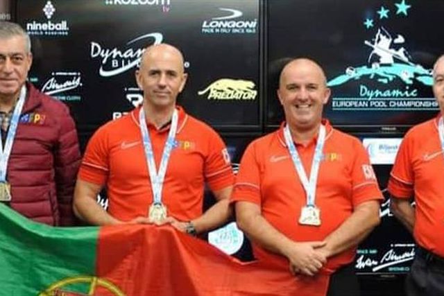 Seleção arrecada bronze nos Europeus de Pool