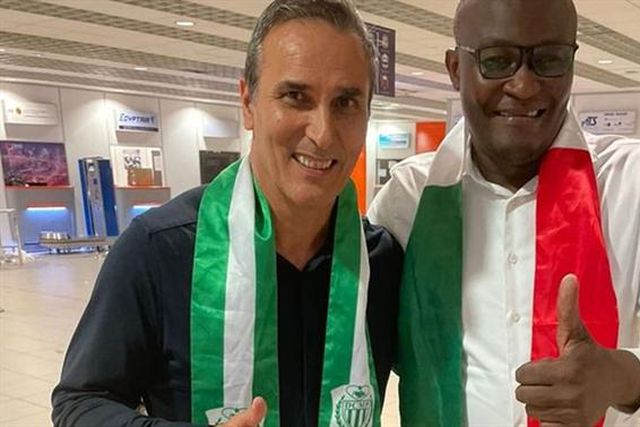 João Mota já ao trabalho no CD Motema Pembe