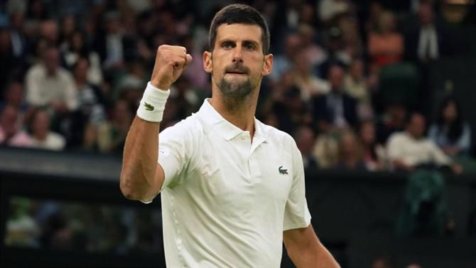 Wimbledon: Novak ‘tie-breakovic’ fica com a vitória rumo aos quartos de final 'pendurada'