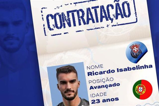 Oficial: Ricardo Isabelinha já veste de azul e branco