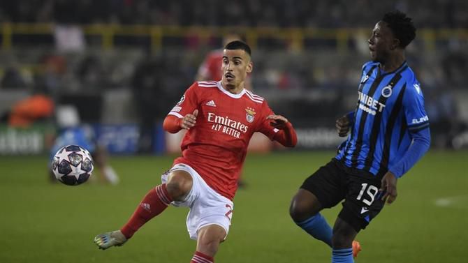 O onze inicial do Benfica para o jogo com o Club Brugge