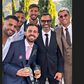 'Team' Mendes no casamento de Bernardo Silva