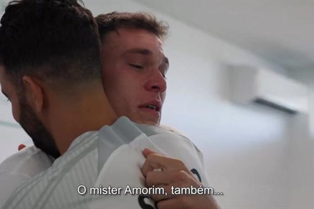 Ugarte em lágrimas na despedida do leão: «Vai com tudo, Manu! obrigado» (vídeo)