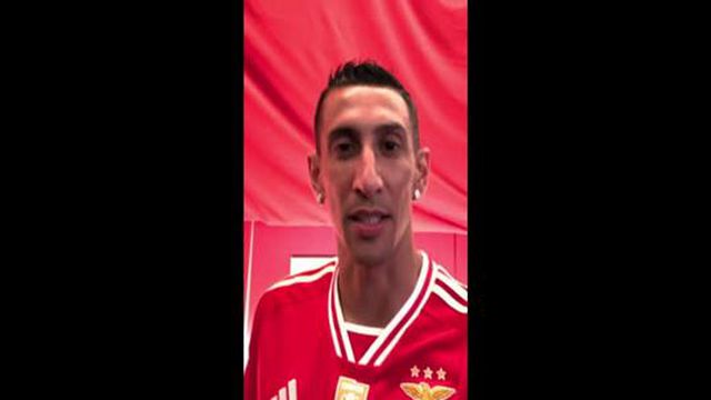A mensagem de Di María aos benfiquistas: «Que seja uma grande temporada!»