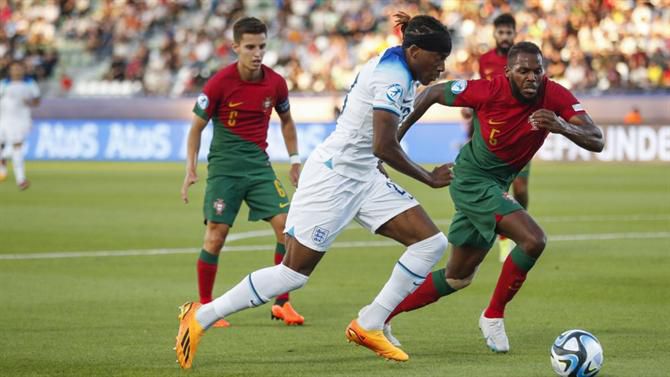 Portugal foi eliminado pela Inglaterra do Europeu de Sub-21 e