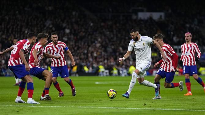 Empate no Bernabéu entre Real e Atlético (veja os golos)